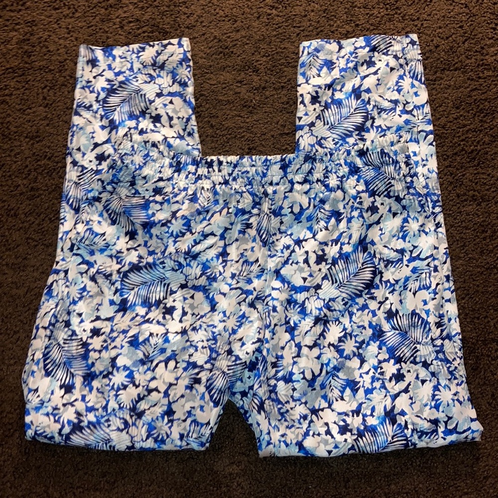 Silk Floral Pants
